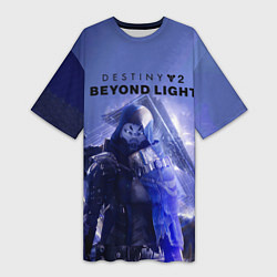 Футболка женская длинная Destiny 2 : Beyond Light, цвет: 3D-принт