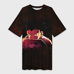 Футболка женская длинная Гон Фрикс, цвет: 3D-принт