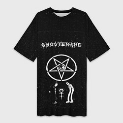 Футболка женская длинная GHOSTEMANE, цвет: 3D-принт