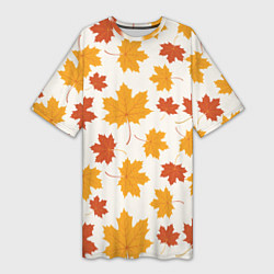 Женская длинная футболка Осень Autumn