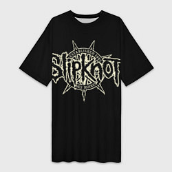 Футболка женская длинная Slipknot 1995, цвет: 3D-принт