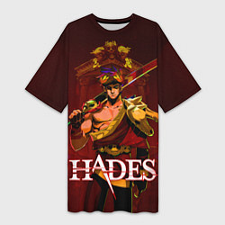 Футболка женская длинная Zagreus Hades, цвет: 3D-принт