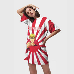 Футболка женская длинная Крутой учитель Онидзука, цвет: 3D-принт — фото 2