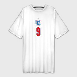 Футболка женская длинная Кейн форма Англия 20212022, цвет: 3D-принт
