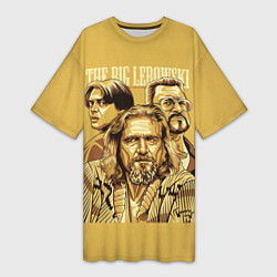 Футболка женская длинная The Big Lebowski, цвет: 3D-принт