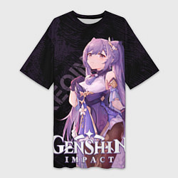 Женская длинная футболка Кэ Цин Genshin Impact