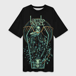 Женская длинная футболка Lamb of God, Sacrament