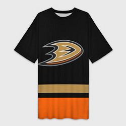 Женская длинная футболка Anaheim Ducks Анахайм Дакс