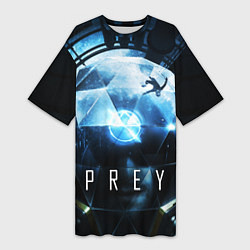 Футболка женская длинная Prey - Morgan Yu, цвет: 3D-принт