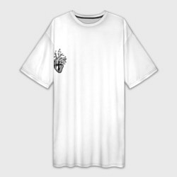 Футболка женская длинная There are devils, цвет: 3D-принт