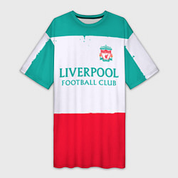 Женская длинная футболка Liverpool sport
