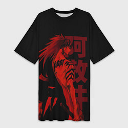 Женская длинная футболка Abarai Renji