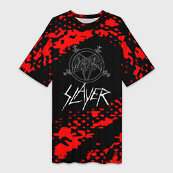 Женская длинная футболка Slayer - Reign in Blood