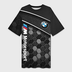 Футболка женская длинная BMW : Технологическая Броня, цвет: 3D-принт