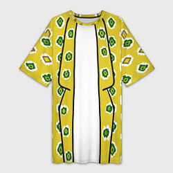 Футболка женская длинная Костюм Чонгука из клипа BTS, цвет: 3D-принт