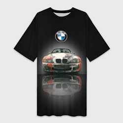 Женская длинная футболка Немецкий люксовый кабриолет BMW Z4