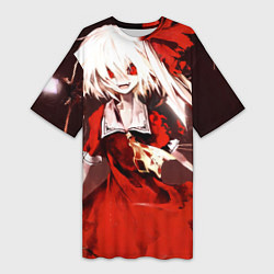 Женская длинная футболка Touhou Project Flandre Scarlet