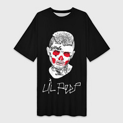 Футболка женская длинная Lil Peep idol 2023, цвет: 3D-принт