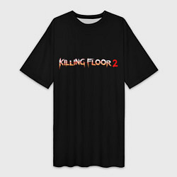 Женская длинная футболка Killing Floor horror