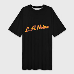 Женская длинная футболка L A Noire
