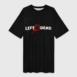 Женская длинная футболка Left 4 Dead logo