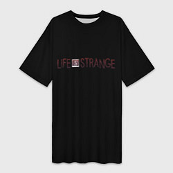 Женская длинная футболка Life is strange logo