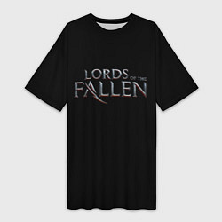 Женская длинная футболка Lord of the fallen logo