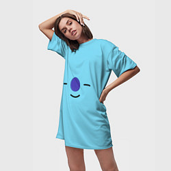 Футболка женская длинная BT21-Koya, цвет: 3D-принт — фото 2