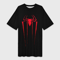 Футболка женская длинная Amazing SpiderMan, цвет: 3D-принт