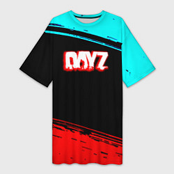 Женская длинная футболка Dayz neon color