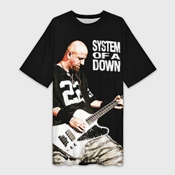 Женская длинная футболка System of a Down