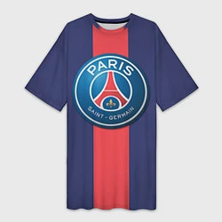 Женская длинная футболка Paris Saint-German