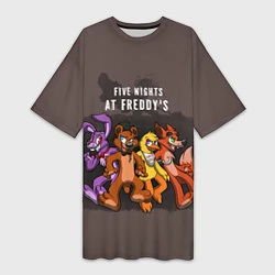 Женская длинная футболка Five Nights At Freddy's