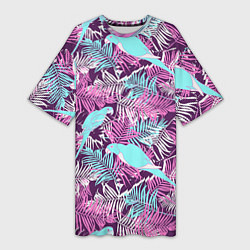 Женская длинная футболка Summer paradise