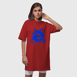 Футболка женская-платье Ёмоё, цвет: красный — фото 2