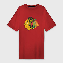 Футболка женская-платье Chicago Blackhawks: Kane, цвет: красный