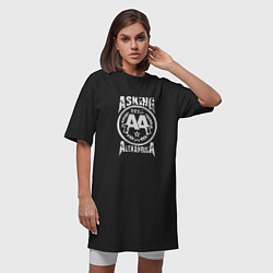 Футболка женская-платье Asking Alexandria XXVIII, цвет: черный — фото 2