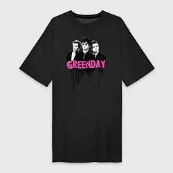 Футболка женская-платье The Green Day, цвет: черный