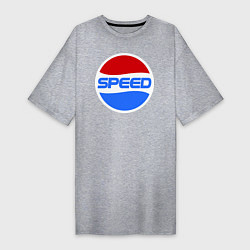 Футболка женская-платье Pepsi Speed, цвет: меланж