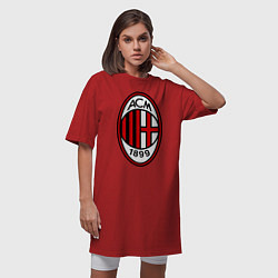 Футболка женская-платье Milan ACM, цвет: красный — фото 2