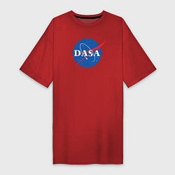 Футболка женская-платье NASA: Dasa, цвет: красный