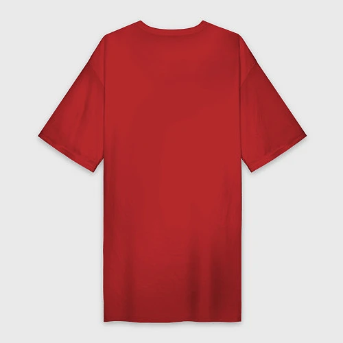 Женская футболка-платье TES: Skooma / Красный – фото 2