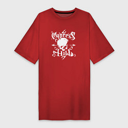 Футболка женская-платье Cypress Hill, цвет: красный