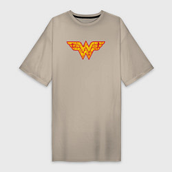 Женская футболка-платье Wonder woman