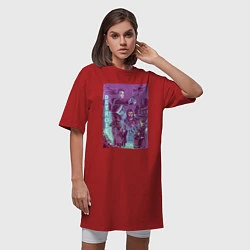 Футболка женская-платье DETROIT: BECOME HUMAN, цвет: красный — фото 2