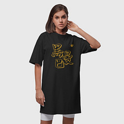 Футболка женская-платье Kobe Bryant, цвет: черный — фото 2