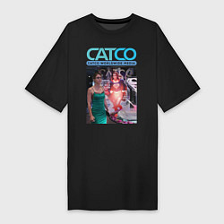 Женская футболка-платье Supergirl - CatCo