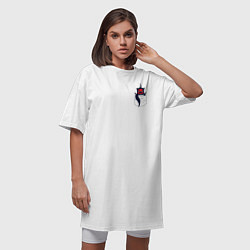 Футболка женская-платье Nero, цвет: белый — фото 2