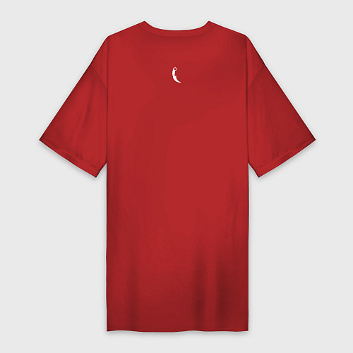 Женская футболка-платье Изи пизи лемон сквизи CS GO / Красный – фото 2