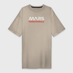Футболка женская-платье MARS - Perseverance, цвет: миндальный